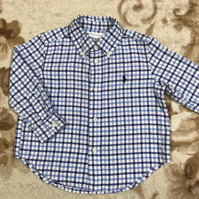 Ralph Lauren(ラルフローレン)のラルフローレン カッターシャツ キッズ/ベビー/マタニティのベビー服(~85cm)(シャツ/カットソー)の商品写真