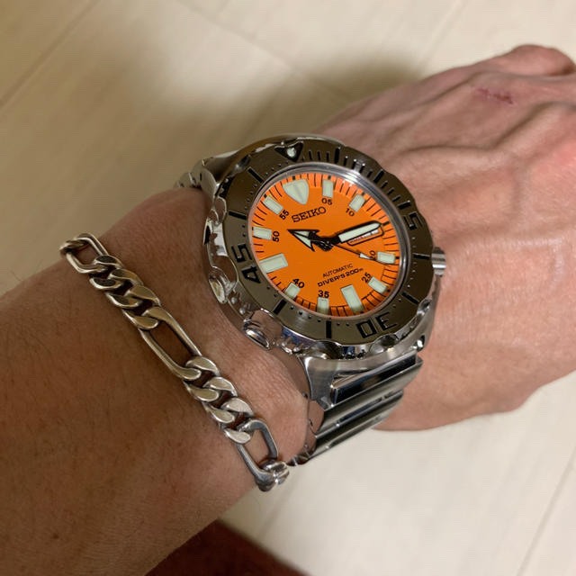 時計SEIKO DAIVER'S 200M  オレンジモンスター