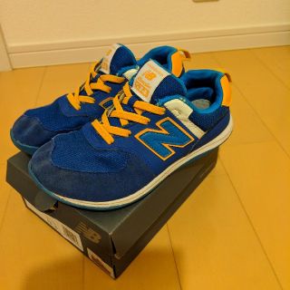 ニューバランス(New Balance)のNew Balance　KS574　ブルー21.5cm(スニーカー)