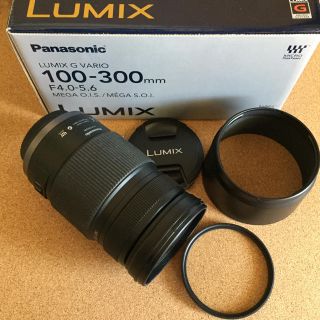 パナソニック(Panasonic)のLumix 100- 300mm フィルター付き(レンズ(ズーム))