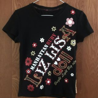 リズリサ(LIZ LISA)のLIZ LISA doll 両面かわいい♡ 黒Tシャツ(Tシャツ(半袖/袖なし))