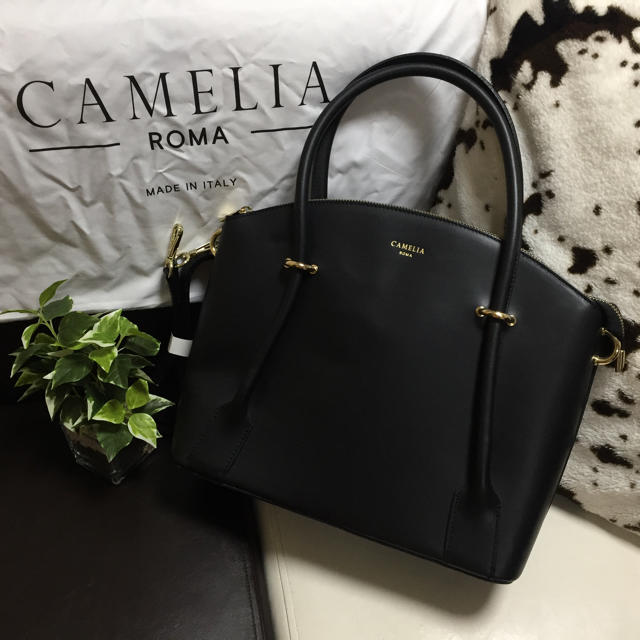 BARNEYS NEW YORK(バーニーズニューヨーク)のCAMELIA ROMA/カメリアローマ トートバッグ ブラック レディースのバッグ(ハンドバッグ)の商品写真