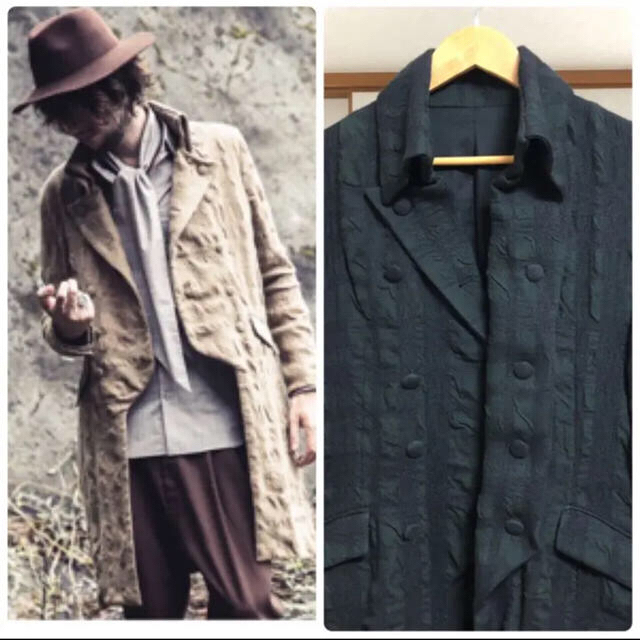 ◇まつ様専用【美品】NO ID. 17AWナポレオン 縮絨チェスターコート 超