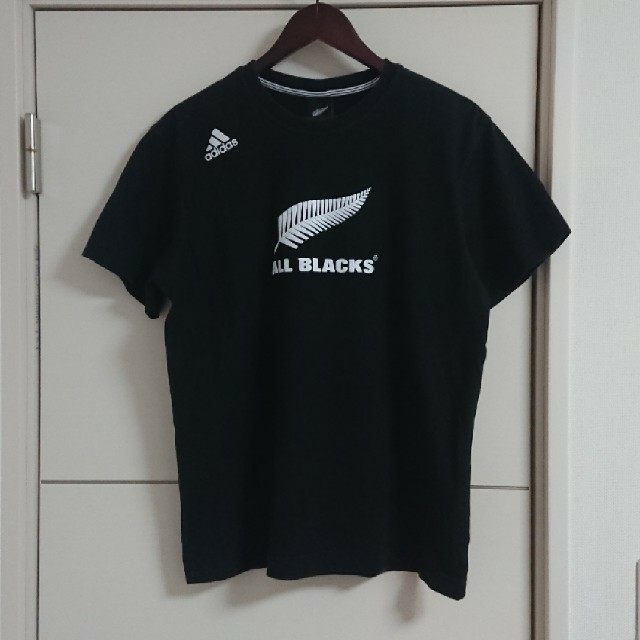 adidas(アディダス)のadidas アディダス Tシャツ ラグビー オールブラックス スポーツ/アウトドアのスポーツ/アウトドア その他(ラグビー)の商品写真