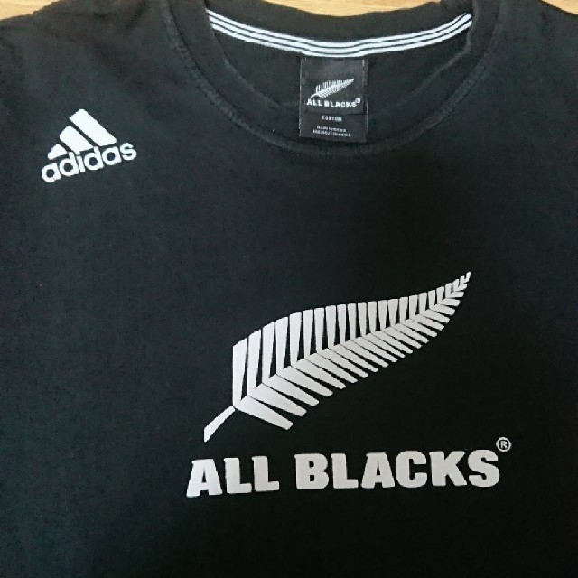 adidas(アディダス)のadidas アディダス Tシャツ ラグビー オールブラックス スポーツ/アウトドアのスポーツ/アウトドア その他(ラグビー)の商品写真