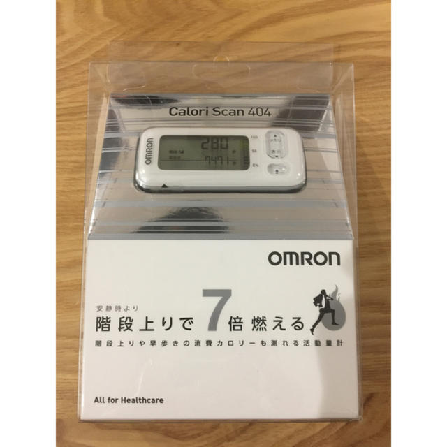 OMRON(オムロン)の値下げ新品☆オムロン☆活動量計カロリースキャン スポーツ/アウトドアのトレーニング/エクササイズ(ウォーキング)の商品写真