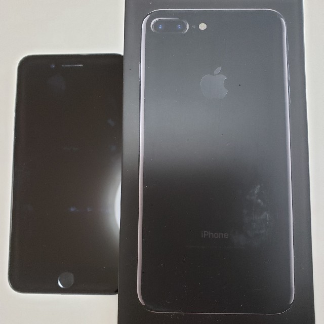 iPhone(アイフォーン)のiphone7plus 128gb jetblack 美品 スマホ/家電/カメラのスマートフォン/携帯電話(携帯電話本体)の商品写真