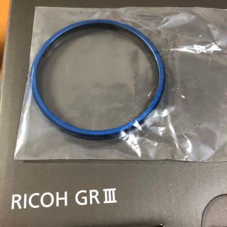 リコー(RICOH)のGRⅢ 初回限定ブルーリング(コンパクトデジタルカメラ)