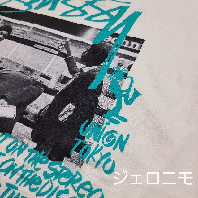 L STUSSY X UNION STEREO PIG. DYED TEE