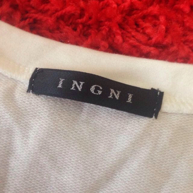 INGNI(イング)のINGNI  シースルーギンガムトップス レディースのトップス(Tシャツ(半袖/袖なし))の商品写真