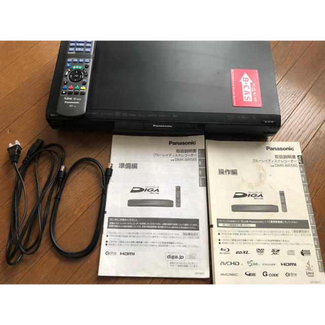 Panasonic(パナソニック)の再々値下げ！Panasonic Blu-rayレコーダー DMR-BR585 スマホ/家電/カメラのテレビ/映像機器(ブルーレイレコーダー)の商品写真