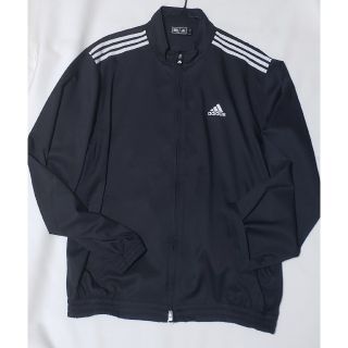 アディダス(adidas)のadidas　アディダス　ゴルフ　長袖薄手ブルゾン　黒　美品　メンズL(ウエア)