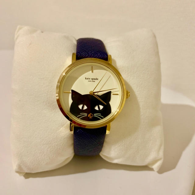 kate spade new york(ケイトスペードニューヨーク)のKate spadeの猫時計 レディースのファッション小物(腕時計)の商品写真