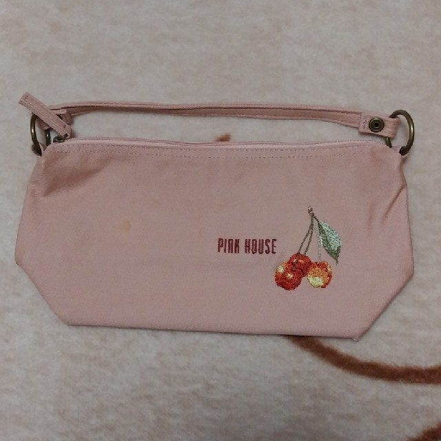 PINK HOUSE(ピンクハウス)の🍒専用。ピンクハウス未使用チェリーバッグ🍒 レディースのバッグ(ハンドバッグ)の商品写真