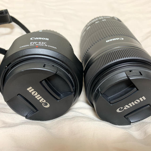 Canon(キヤノン)のcanon eos kiss x9 ダブルズームキット+24mm単焦点レンズ スマホ/家電/カメラのカメラ(デジタル一眼)の商品写真