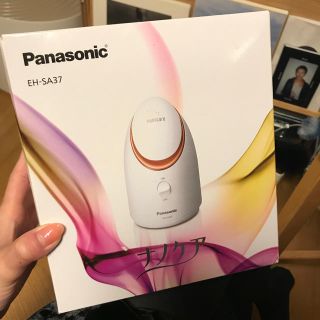 パナソニック(Panasonic)のナノケア スチーマーナノケア Panasonic EH-SA37-P ピンク(フェイスケア/美顔器)