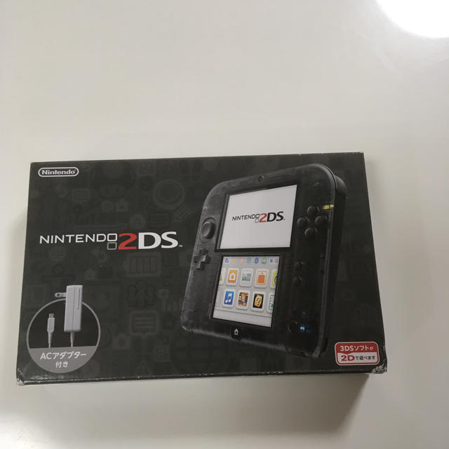 ニンテンドー2DS(ニンテンドー2DS)の任天堂2DS ブラック 新品・未使用品 エンタメ/ホビーのゲームソフト/ゲーム機本体(携帯用ゲーム機本体)の商品写真