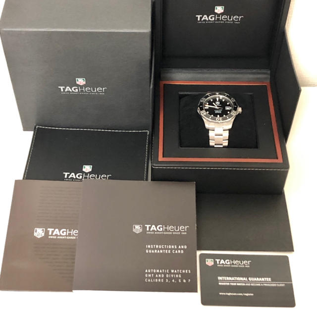 TAG Heuer(タグホイヤー)の【美品】タグ ホイヤー アクアレーサー   WAN2110   自動巻 メンズの時計(腕時計(アナログ))の商品写真