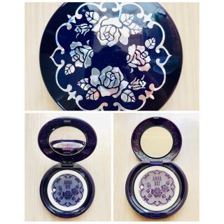 アナスイ(ANNA SUI)の新品 アナスイ ラグジュアリー フェイスパウダーケース 薔薇 パープル 紫(フェイスパウダー)