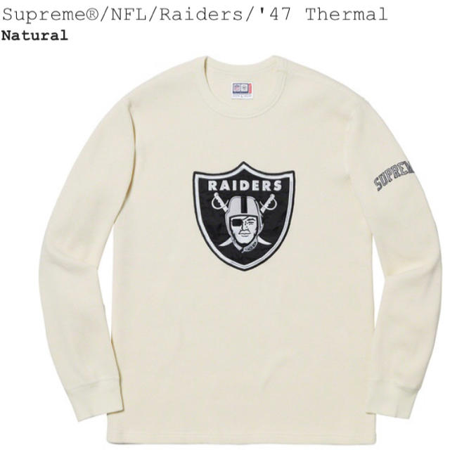 supreme NFL raiders thermal サーマル S