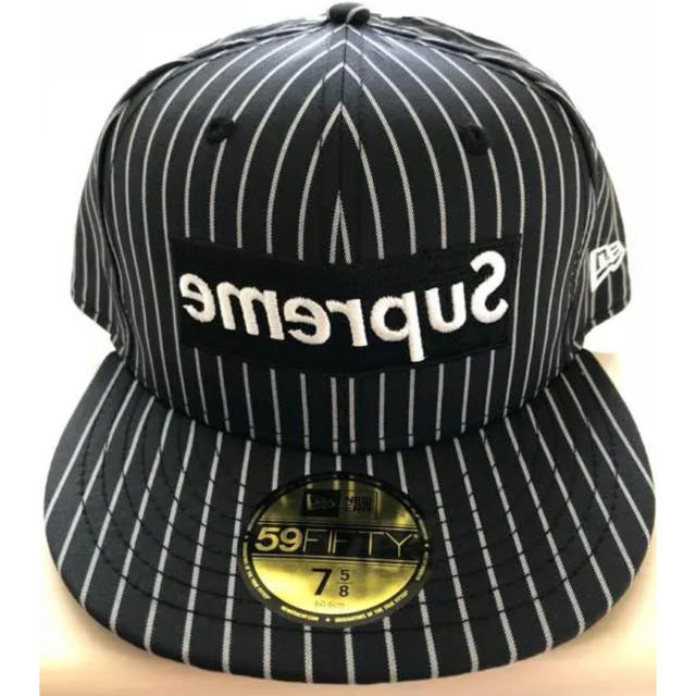 supreme×comme des garcon キャップ NEWERA