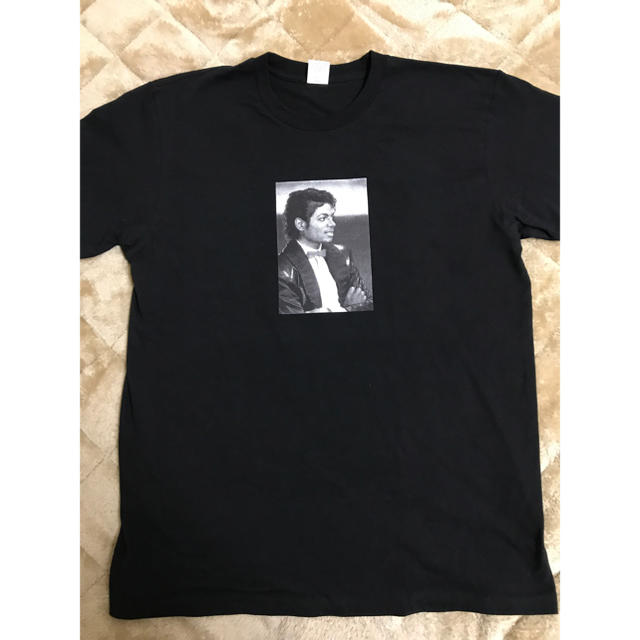 supreme michael jackson Tシャツ 黒 XL