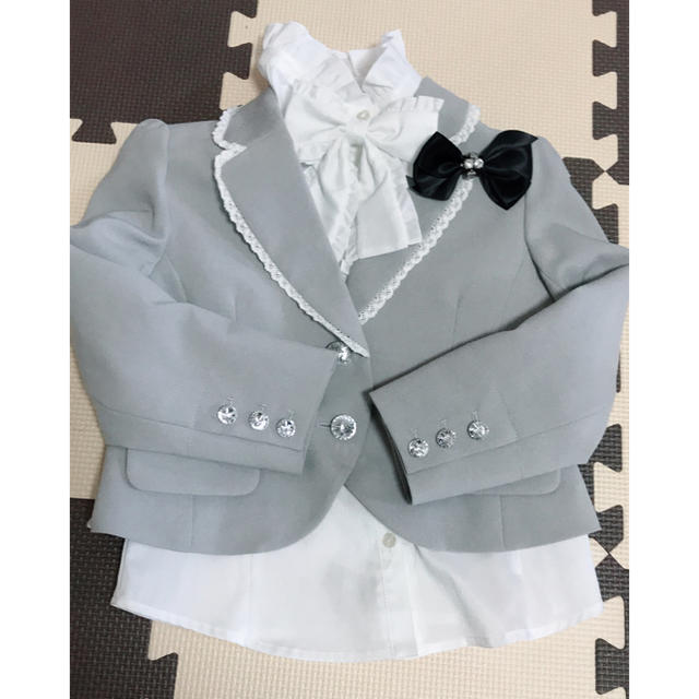 ELLE(エル)の女の子 フォーマル ジャケット キッズ/ベビー/マタニティのキッズ服女の子用(90cm~)(ドレス/フォーマル)の商品写真