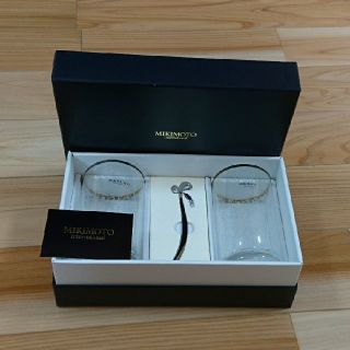 ミキモト(MIKIMOTO)のMIKIMOTO ペア グラス (マドラー付き)(グラス/カップ)