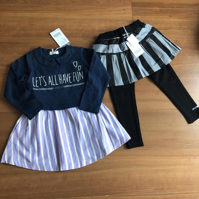 BREEZE(ブリーズ)のBREEZE♡新品セット キッズ/ベビー/マタニティのキッズ服女の子用(90cm~)(ワンピース)の商品写真