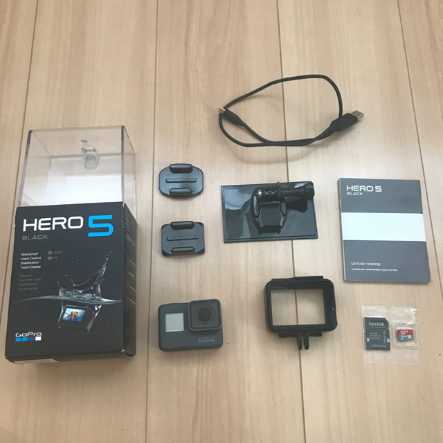 GoPro hero5 sdカード付きカメラ