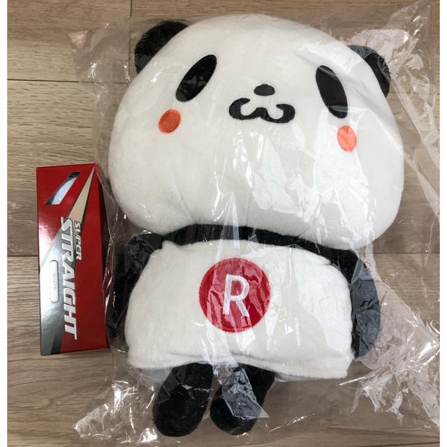 Rakuten(ラクテン)の【kokizo様専用】楽天お買い物パンダ オリジナルヘッドカバー(おまけ付き) スポーツ/アウトドアのゴルフ(その他)の商品写真