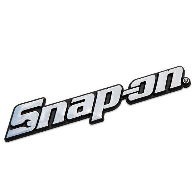 【529x2】 2枚 SNAP-ON エンブレム Lサイズ スナップオン 樹脂製 自動車/バイクのバイク(工具)の商品写真