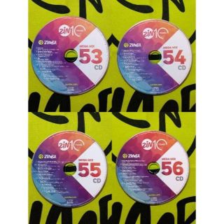 ズンバ(Zumba)のZUMBA　ズンバ　MEGAMIX　CD　53　54　55　56　4枚セット(ワールドミュージック)