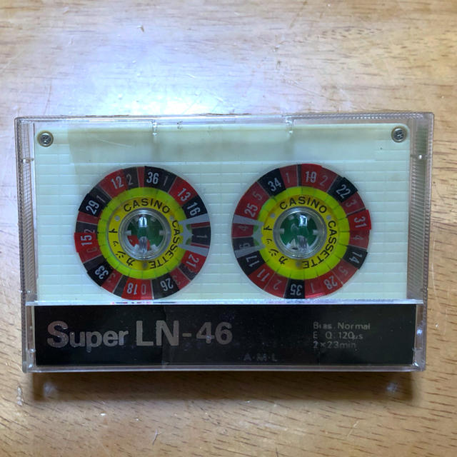 カセットテープ  Super LN-46  珍しいルーレット 80s スマホ/家電/カメラのオーディオ機器(その他)の商品写真