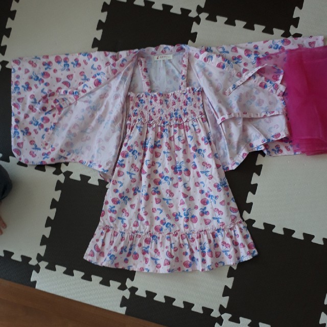 WILL MERY(ウィルメリー)のWill Mery　浴衣　110 キッズ/ベビー/マタニティのキッズ服女の子用(90cm~)(甚平/浴衣)の商品写真