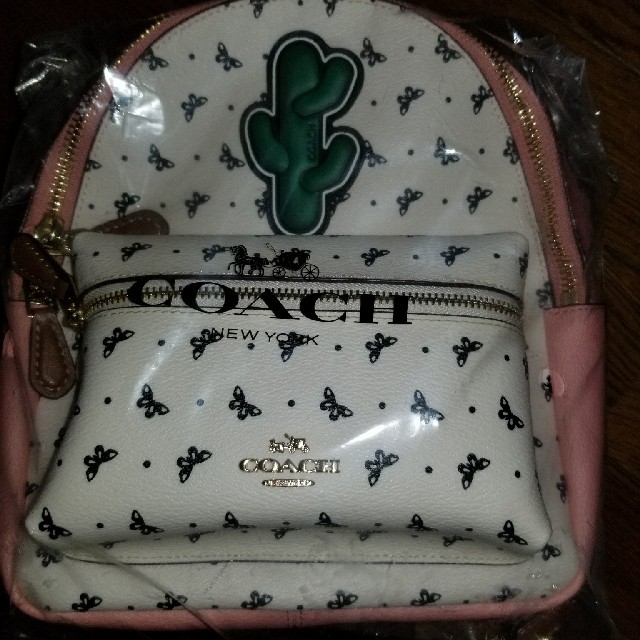 COACHミニリュックレディース