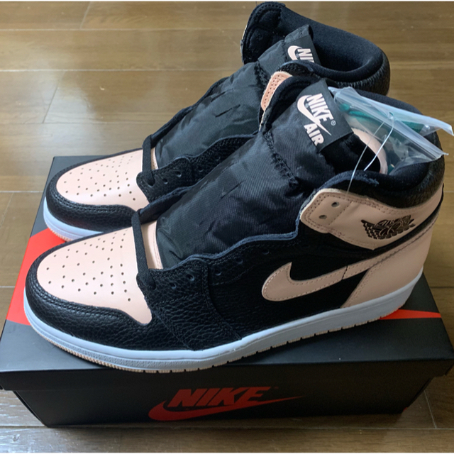 NIKE(ナイキ)のNIKE AIR JORDAN 1 BLACK PINK 27.5cm メンズの靴/シューズ(スニーカー)の商品写真