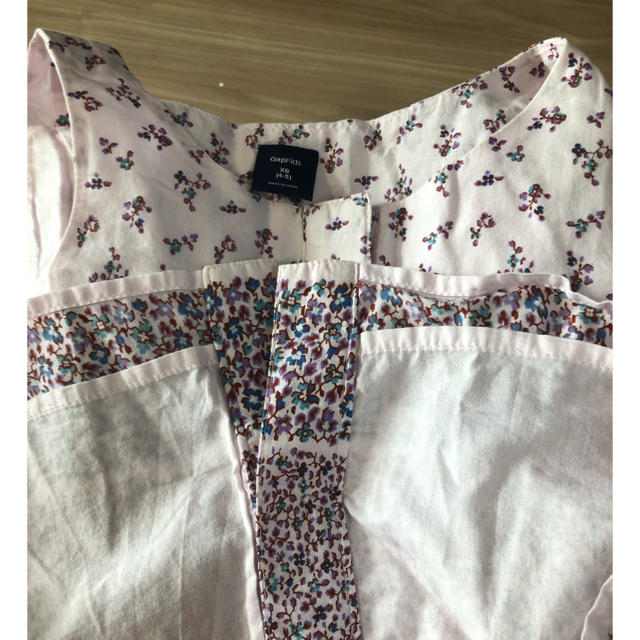 GAP Kids(ギャップキッズ)のジーナ様専用美品！ギャップキッズ可憐なピンクの花柄ワンピース4-5歳用 キッズ/ベビー/マタニティのキッズ服女の子用(90cm~)(ワンピース)の商品写真