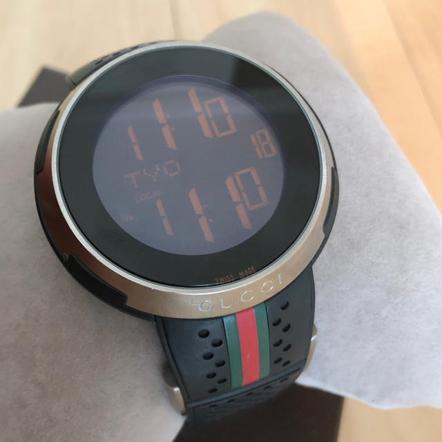 Gucci(グッチ)のGUCCI グッチ アイグッチ 腕時計 メンズの時計(腕時計(デジタル))の商品写真