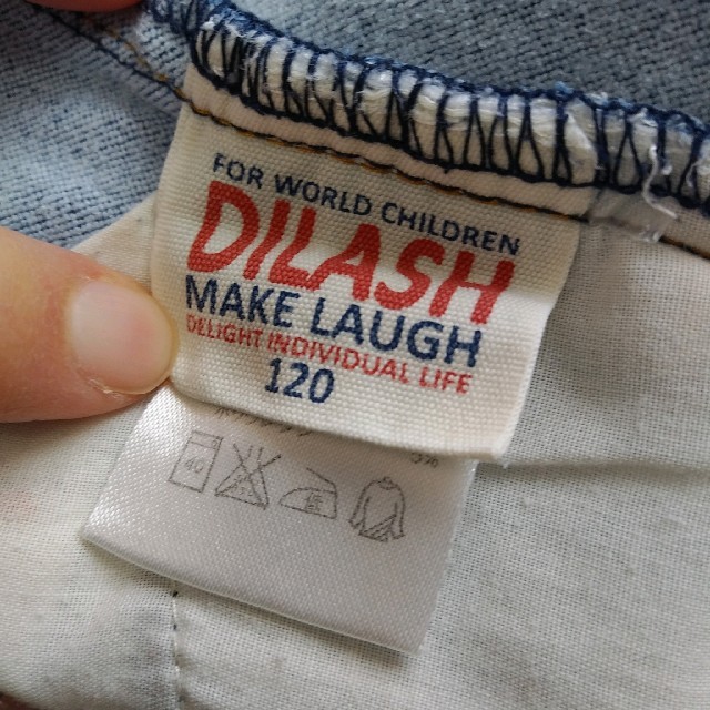 DILASH(ディラッシュ)のDILASH　デニムスカート キッズ/ベビー/マタニティのキッズ服女の子用(90cm~)(スカート)の商品写真