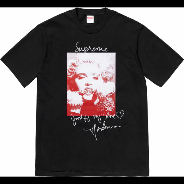 新品入荷 - Supreme supreme M 黒 Tee Madonna Tシャツ/カットソー(半袖/袖なし)