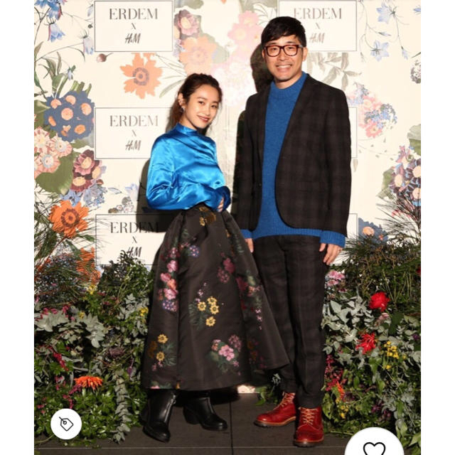 H&M(エイチアンドエム)のERDEM x H&M 花柄 スカート ロング マキシ アーデム コラボ 限定 レディースのスカート(ロングスカート)の商品写真