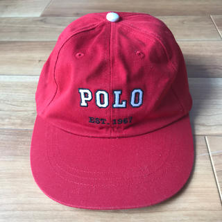 ポロラルフローレン(POLO RALPH LAUREN)のPOLO キャップ 赤(キャップ)