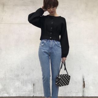 マウジー(moussy)のWAIST TUCK CARDIGAN(カーディガン)