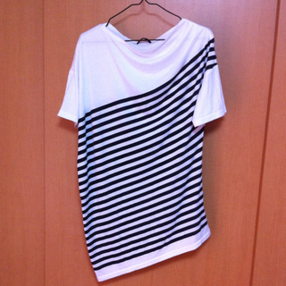 コムサイズム(COMME CA ISM)のコムサのボーダーTシャツ(Tシャツ(半袖/袖なし))