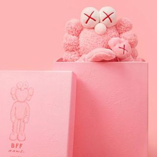 メディコムトイ(MEDICOM TOY)のkaws BFF  flash pink (ぬいぐるみ)