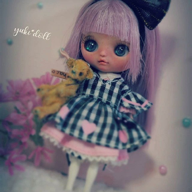 ❁❀yuki*doll✿✾ カスタムプチブライス ハンドメイドのぬいぐるみ/人形(人形)の商品写真