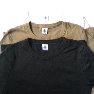 プチバトー(PETIT BATEAU)の【専用】プチバトー petitbateau 3枚セット S(Tシャツ(半袖/袖なし))