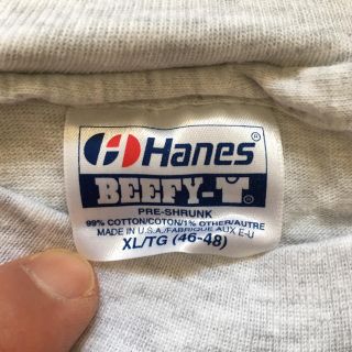 ヘインズ(Hanes)の80's hanes グレー 無地 Tシャツ ヴィンテージ (Tシャツ/カットソー(半袖/袖なし))