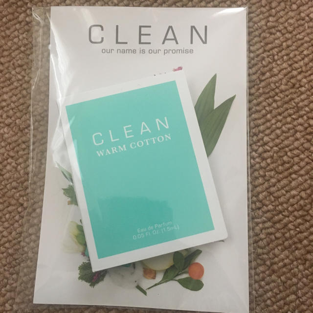 CLEAN(クリーン)の新品未使用 CLEAN WARM COTTON オードパルファム(1.5ml) コスメ/美容の香水(ユニセックス)の商品写真